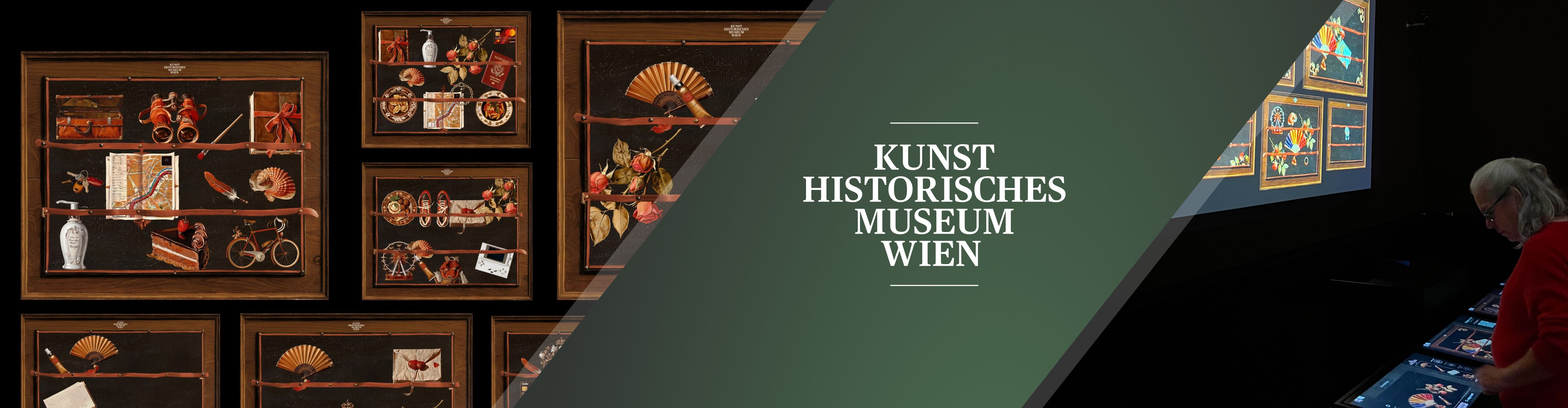 Headerbild mit einer Anicht von Pinboards und dem Text Kunsthistorisches Museum Wien